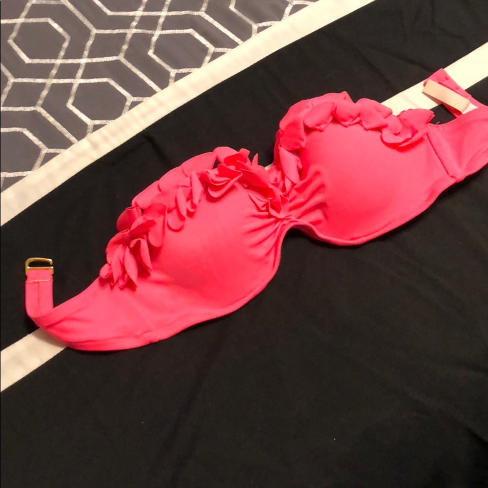 Neon pink Bikini top